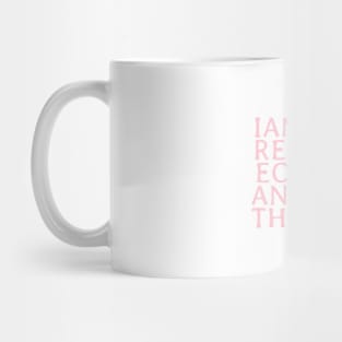 I Am The Resurrection, pink Mug